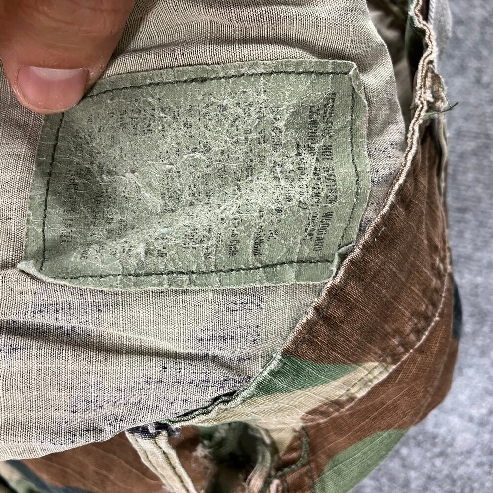 Military Pants Mens Size M Camo Cargo Ripstop BDU Tactical Drawstring Vintage - Picture 9 of 14